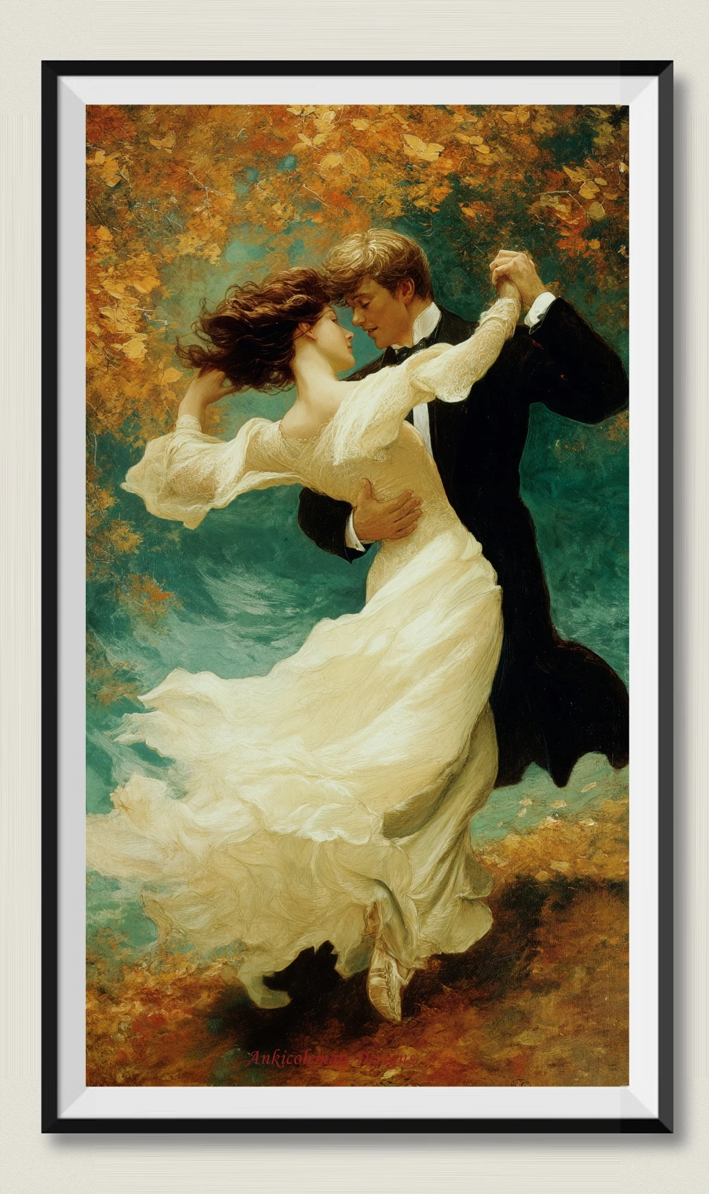 

Tango in the Autumn Wind - Needlework for embroidery DIY DMC High Quality - Counted Cross Stitch Kits 14 ct Oil painting