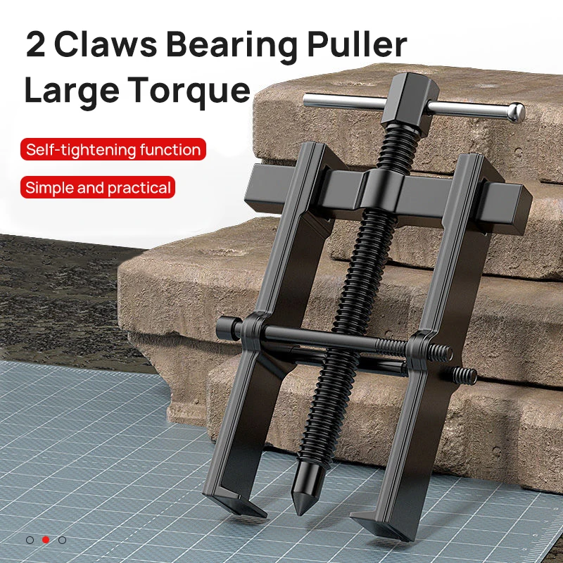 Extracteur de roulement à 2 mâchoires, dispositif de levage séparé, extracteur de traction, extracteur de roulement intérieur de voiture, 2/3/4/6 pouces