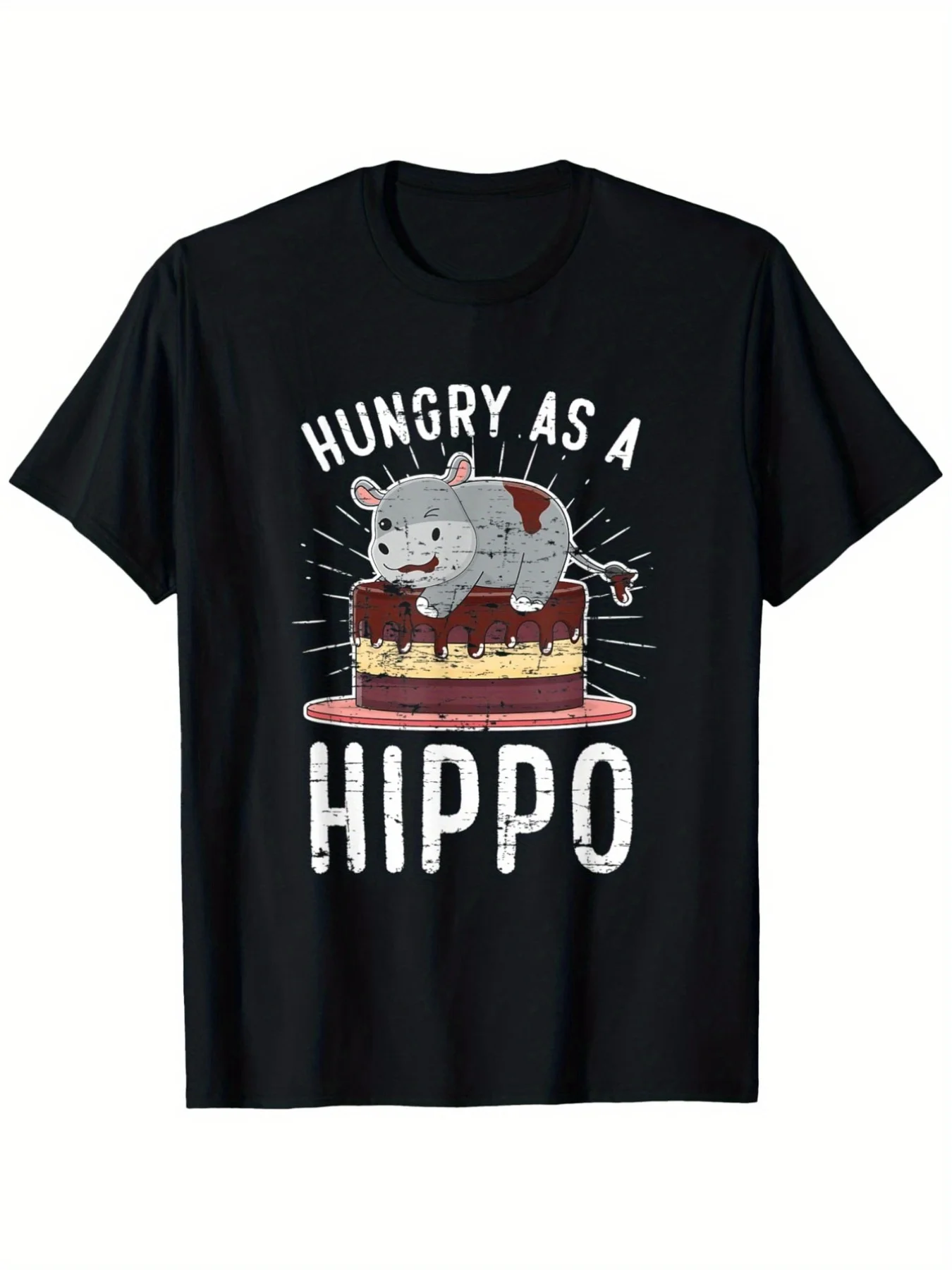 Funny Hungry Hippo T-Shirt - 