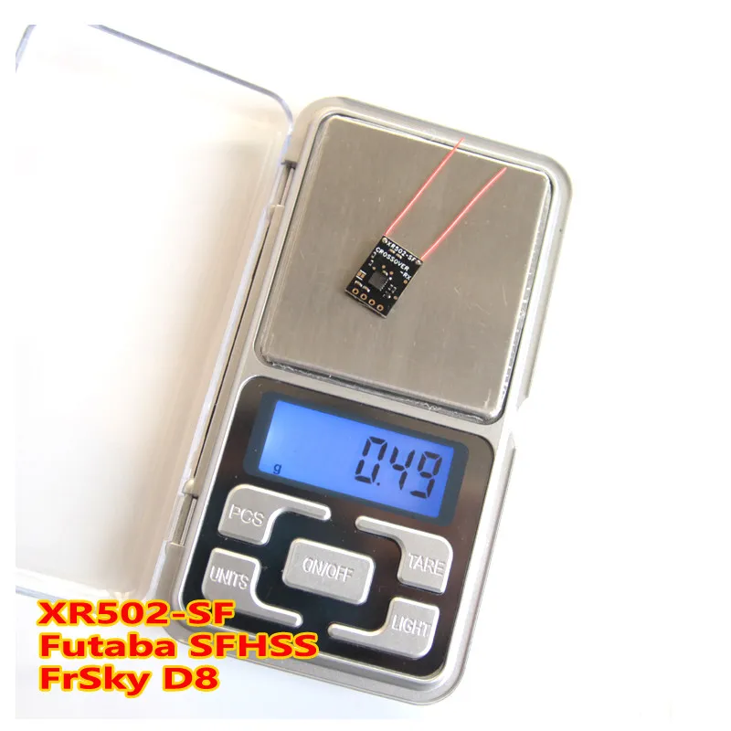 XR502 FPV Receiver FUTABA SFHSS Compatible Micro Receiver SBUS PPM Output for RC Drone Fixed Wing Quadcopter