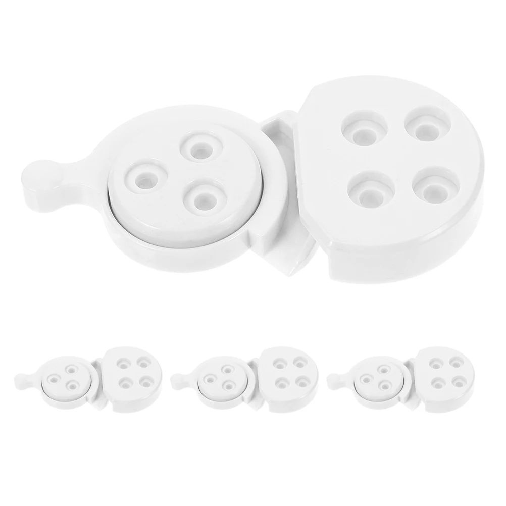 

4pcs Desktop Heavy Duty Board Dining Table Heavy Duty Locks Locks Hardware Furniture Sectional Connectors Table Buckle