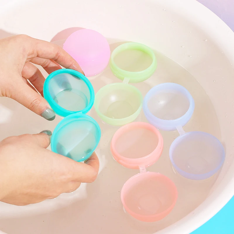 48pcs Reusable Water Balloons Toys Quick Fill Sealing Water Balloon for Summer Games Adults Outdoor Activities Toys Gifts
