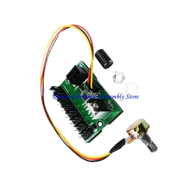 96GD 3Pin 4Pin Cooling Fan Regulator Extension Cable Speed Controller 6 Pin