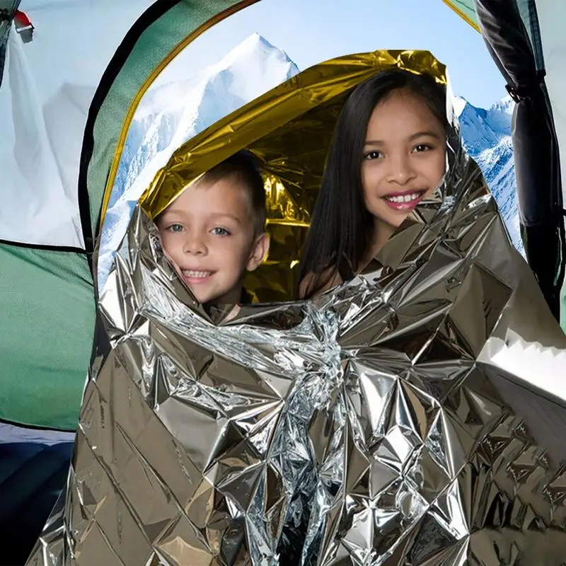 Emergencies Heat Blanket Outdoor Adventure Survival Rugs Thermal Blankets For Survival And Protection Ideal For Outdoors Hiking