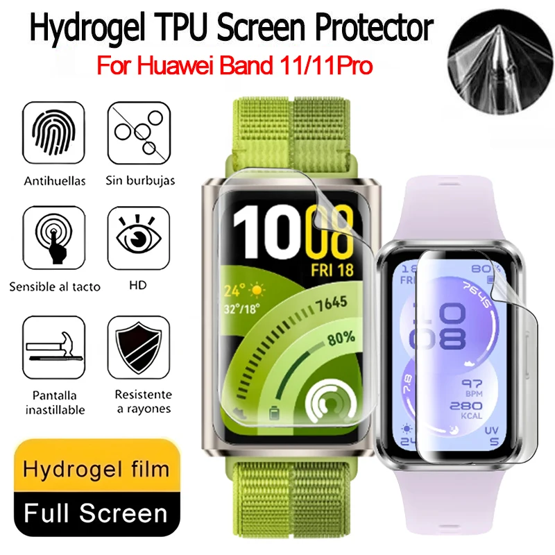 1-5PCS Hydrogel Film für Huawei Band 11 Displayschutzfolien TPU Schutzfolie für Huawei Band 11 Pro Schutzfolie Zubehör