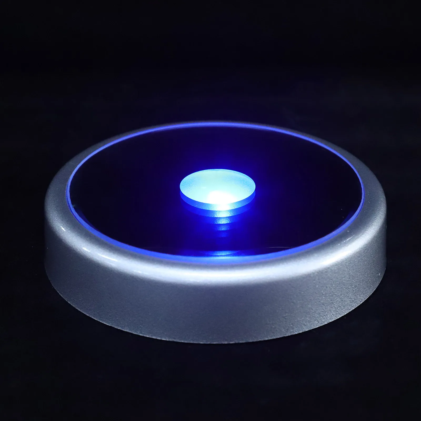 

1pcs Multicolor Led Display Base Round Lighted Stand For Crystal Ball Glass Pedestal Lamp Base