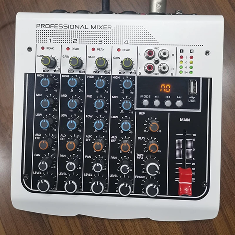 Accuracy Pro Audio MG6 Line Channel 6CH mini dj digital audio sound mixer professional