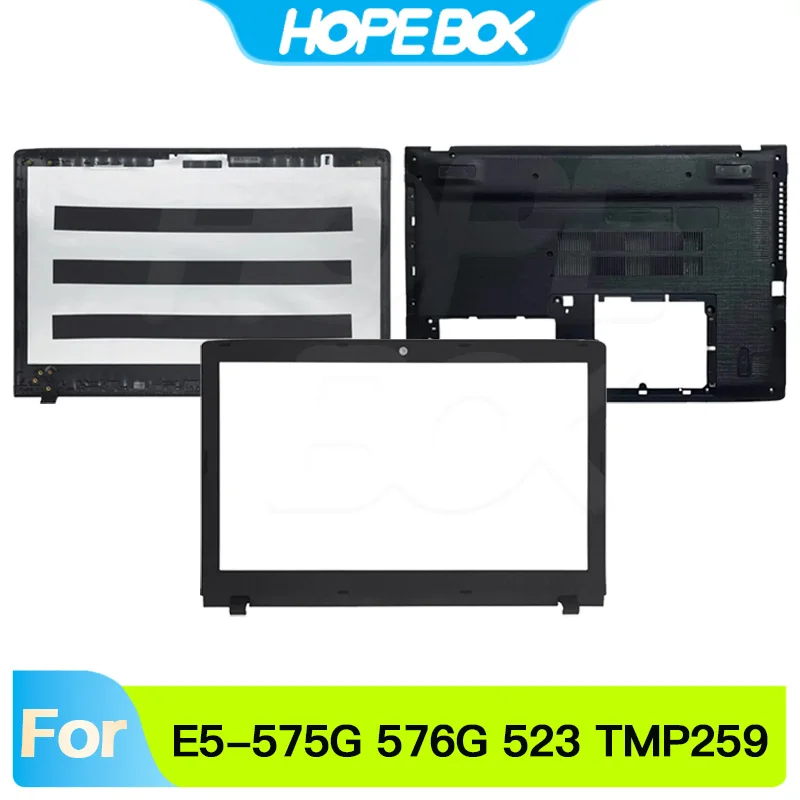 Repalce Cover  LCD Back Cover Front Bezel Hinges Bottom CaseFor Aspire E5-575 E5-575G E5-576G E5-523 E5-553 E5-575T E5-575TG