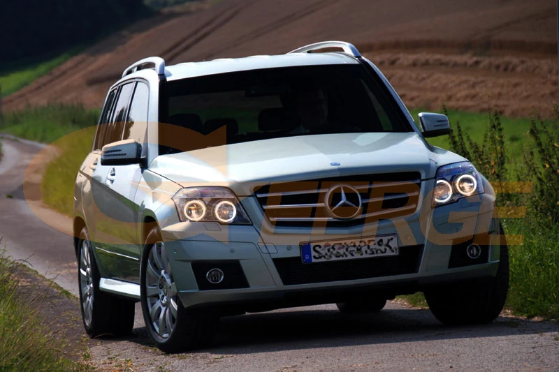 For MERCEDES BENZ GLK X204 280 300 320 350 2008 2009 2010 2011 2012 Excellent Ultra Bright CCFL Angel Eyes Halo Rings Kit