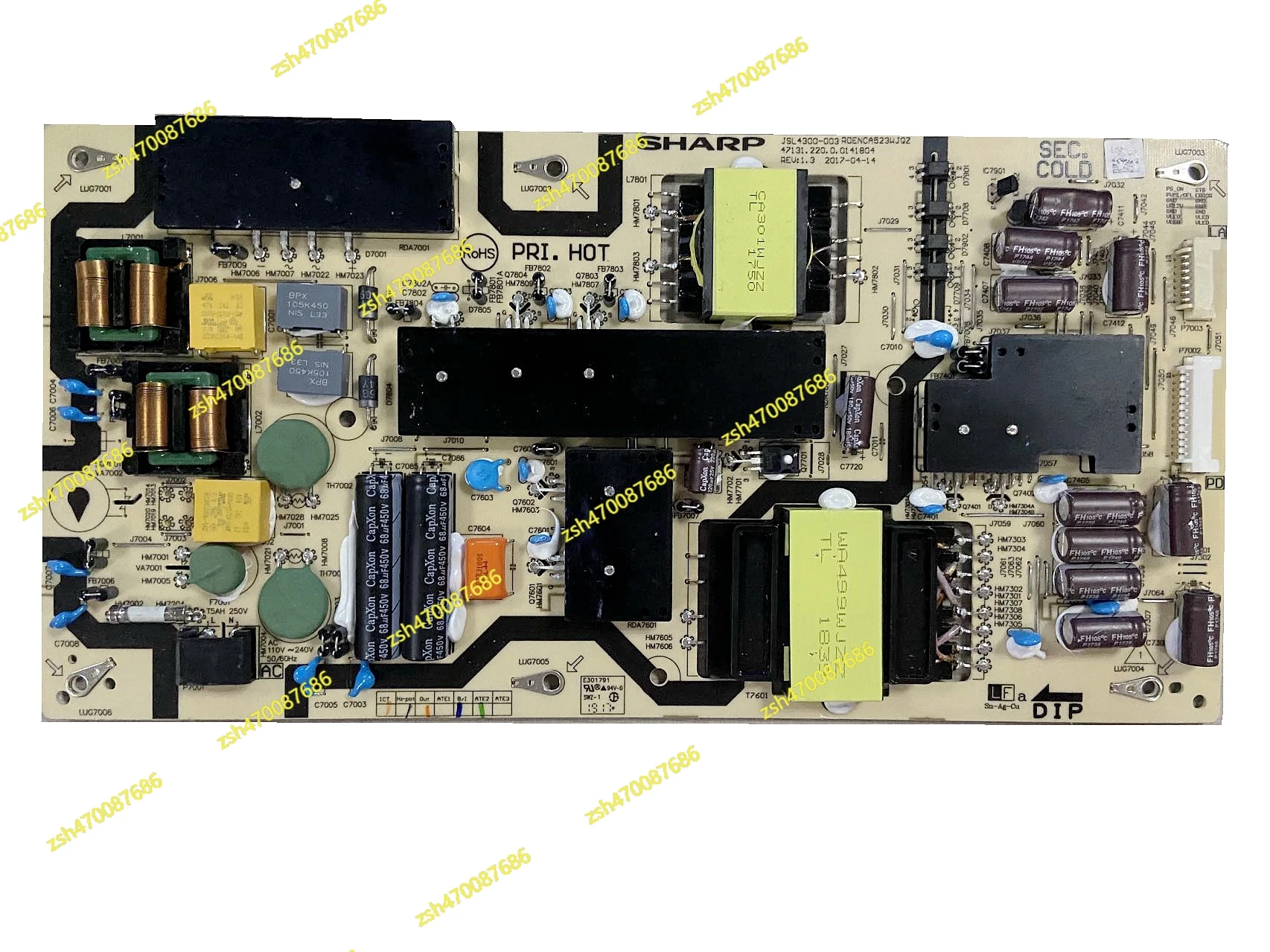 

Плата питания LCD-70MY6150A/70SU678A RDENCA523WJQZ