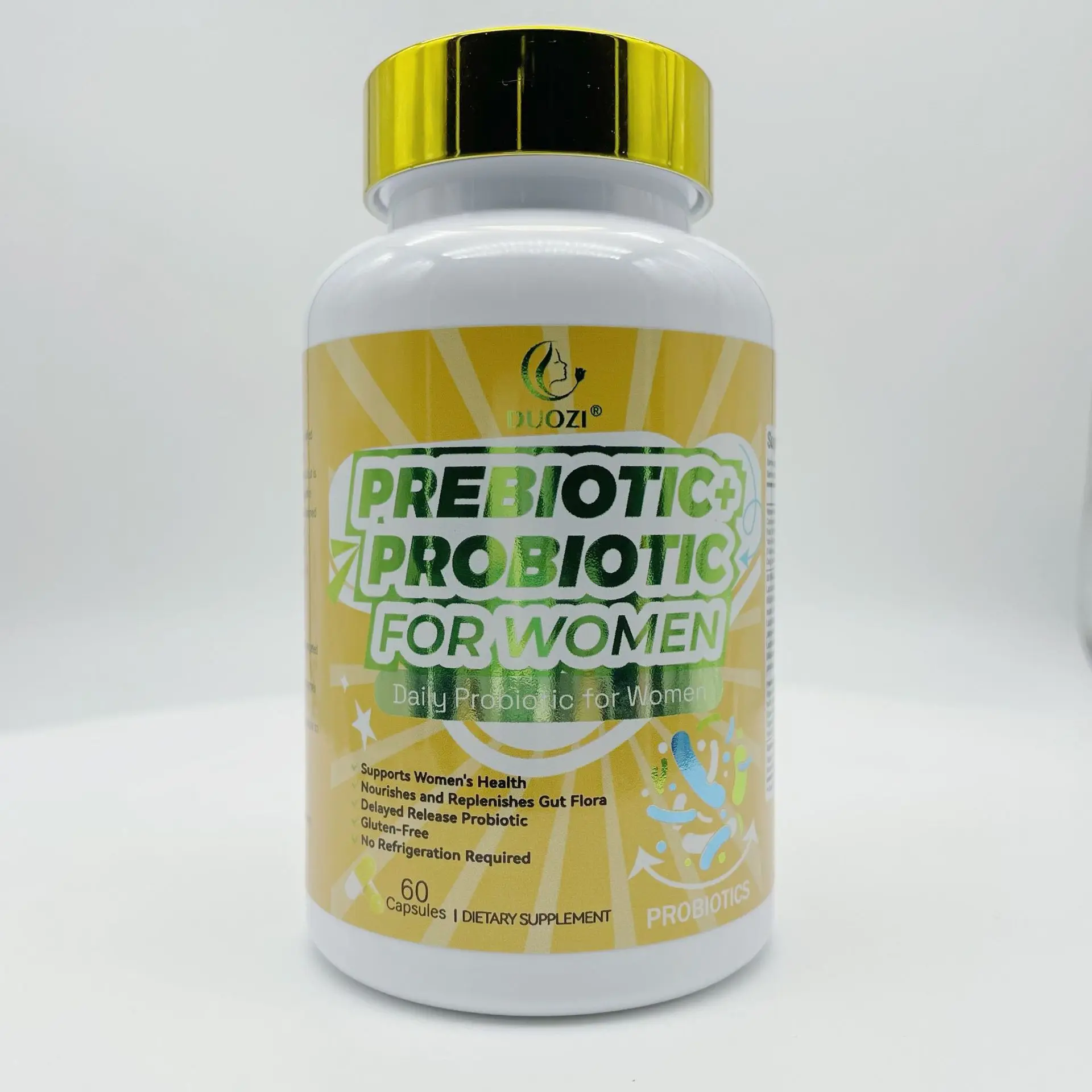 

Female probiotic capsules regulate microbial balance and improve skin condition