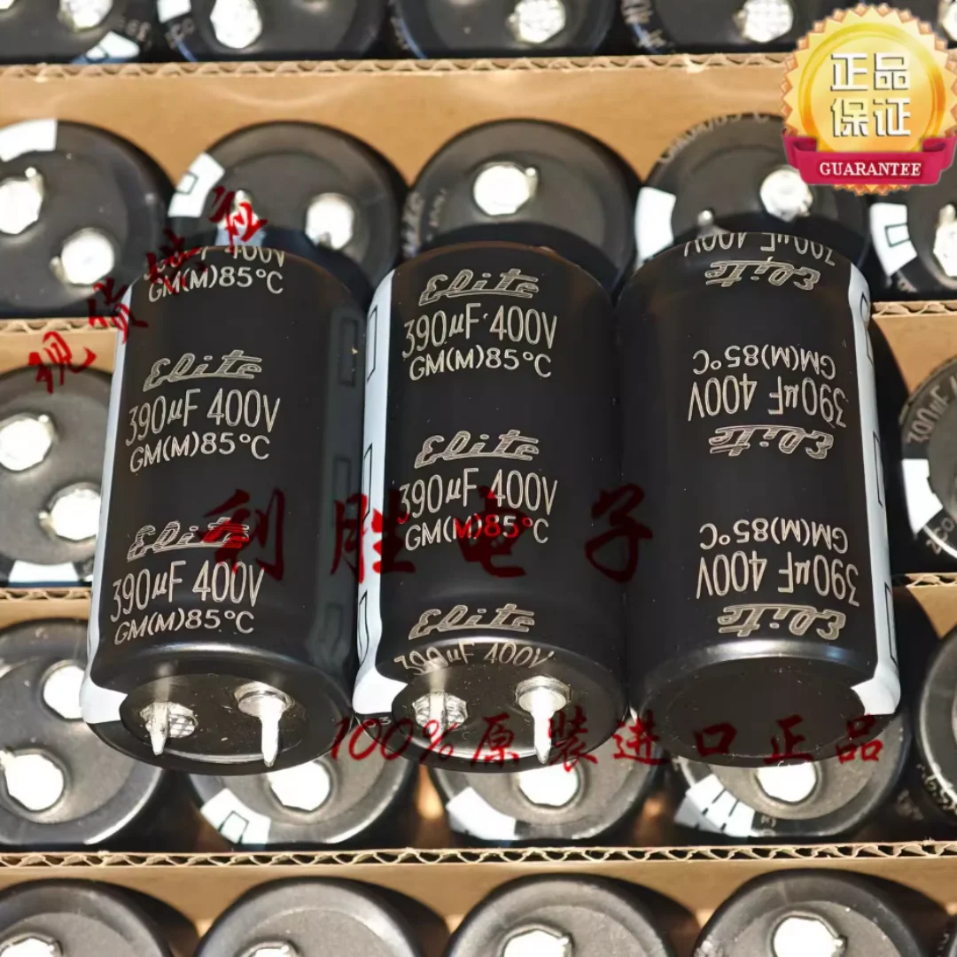 

390UF 400V Taiwan Jinshan electrolytic capacitor 400V390UF 25*45 GM 85 degrees