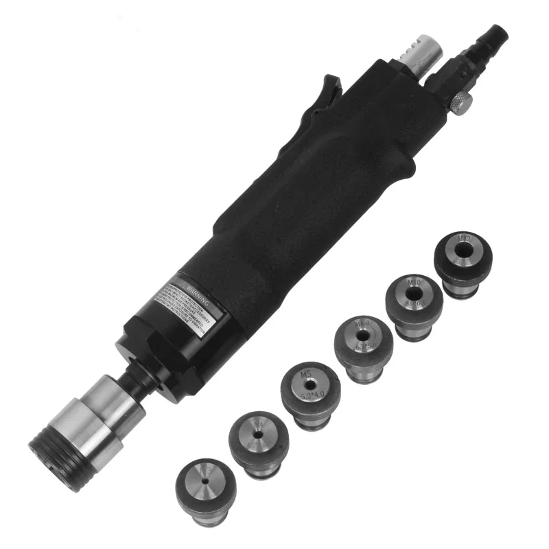 

Pneumatic air Tapping Machine 200rpm 400rpm Air Drill Tapper with 6pc Chucks M3/M4/M5/(M6-8)/M10/M12