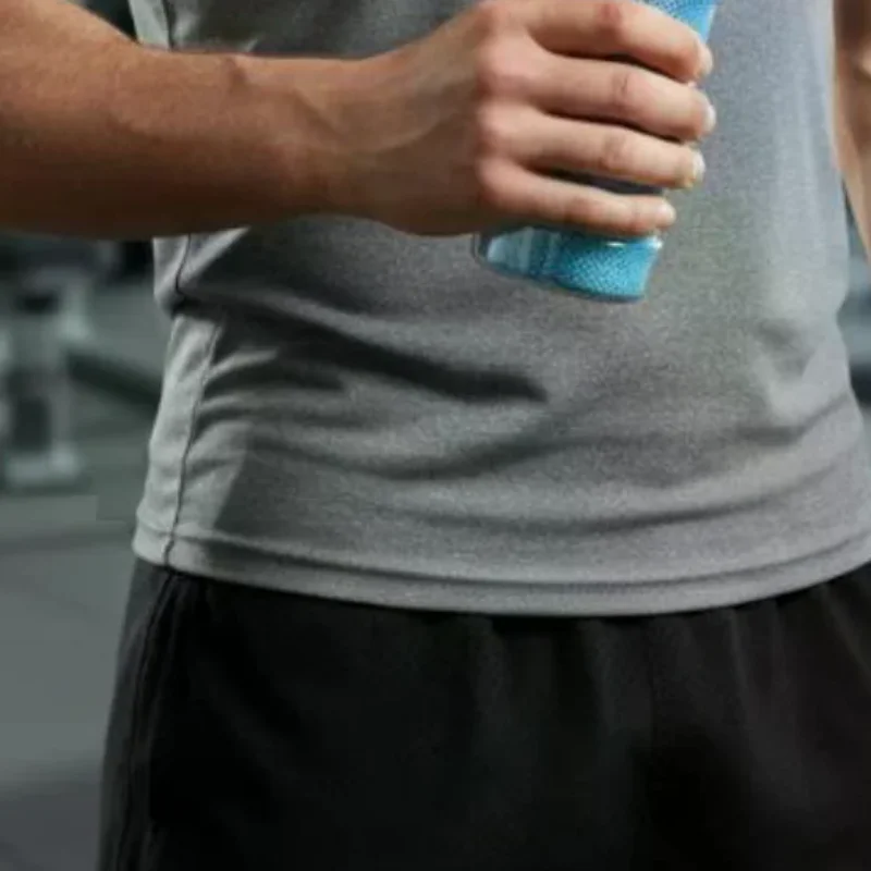 Breathable Quick Dry Cooling Sports Towel with Portable Bottle Reusable for Gym Hiking Workout Travel Camping