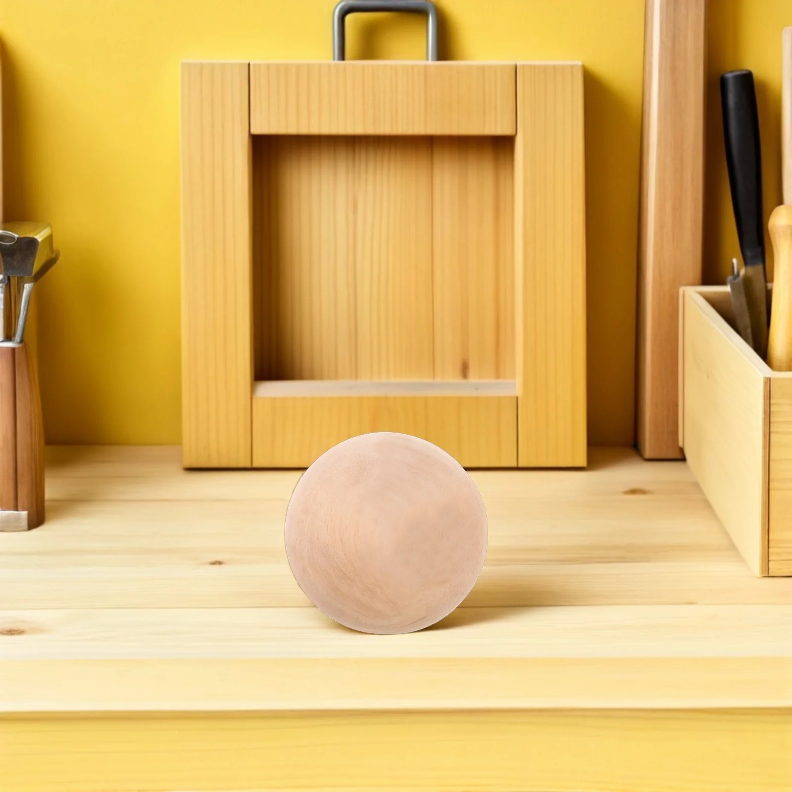 

Wood Lamp Finial Unfinished Rustic Decorative Finial Topper 3.14inch Home Decor Curtain Rod Vintage Bed Post Stair Railing