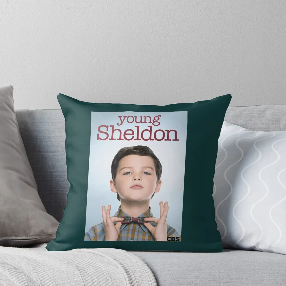 Young Sheldon Throw Pillow Pillows Aesthetic Pillowcase Cushion Cusions Cover luxury decor Pillow