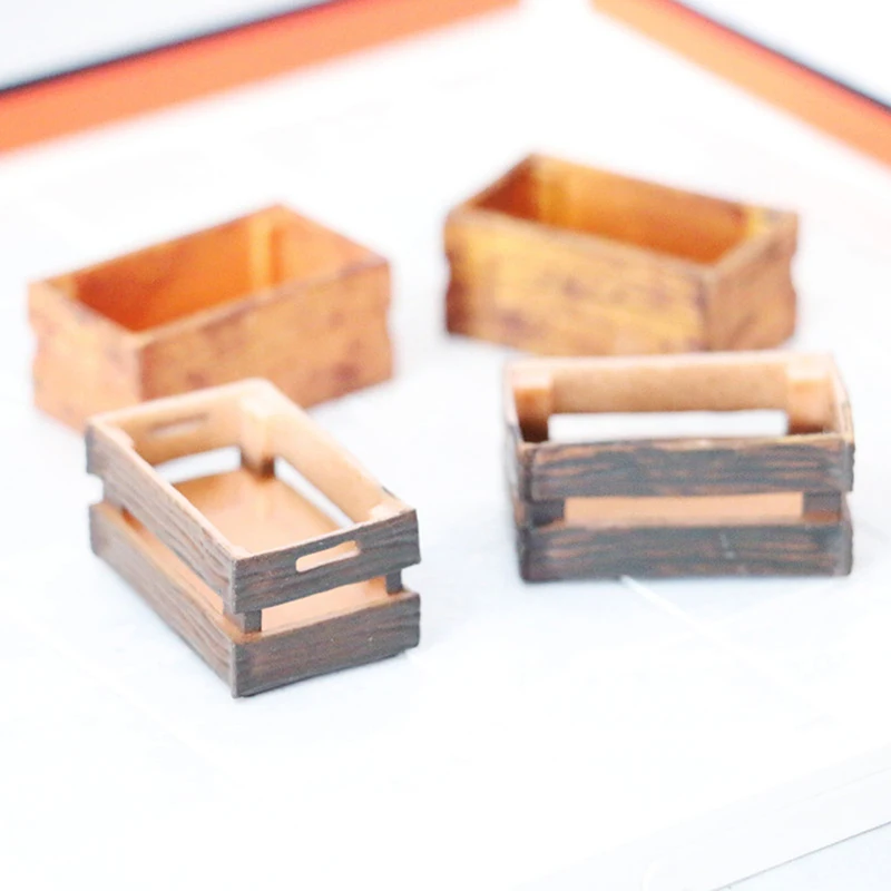 NEW 1/6 1/12 Dollhouse Miniture Simulation parts box Hollow frame Storage model Decoration Accessories Toys