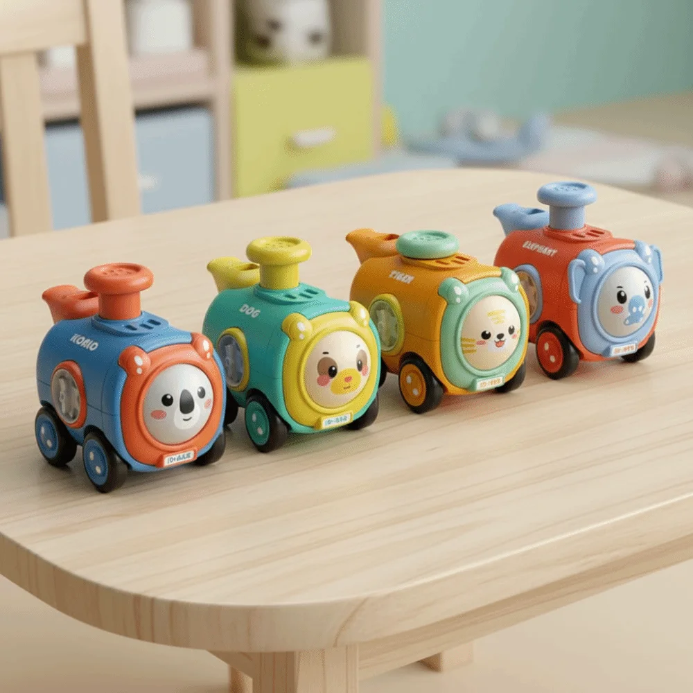 

Cartoon Design Friction Car Toy Friction Power Animal Model Cartoon Car Toy Mini Size Mini Car Toy Parent-Child Interaction