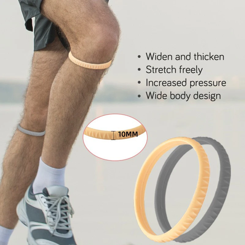 1 Pcs Fine Patella Belt Basketball Knee Force Belt Patella Knee Joint Rope Ring Rubber Band Sports Knee Pad Elastic