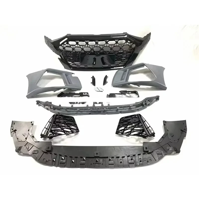 PrimeSelect Car RS Style A S Front Bumper Body Kits With Honeycomb Grille A S Y -