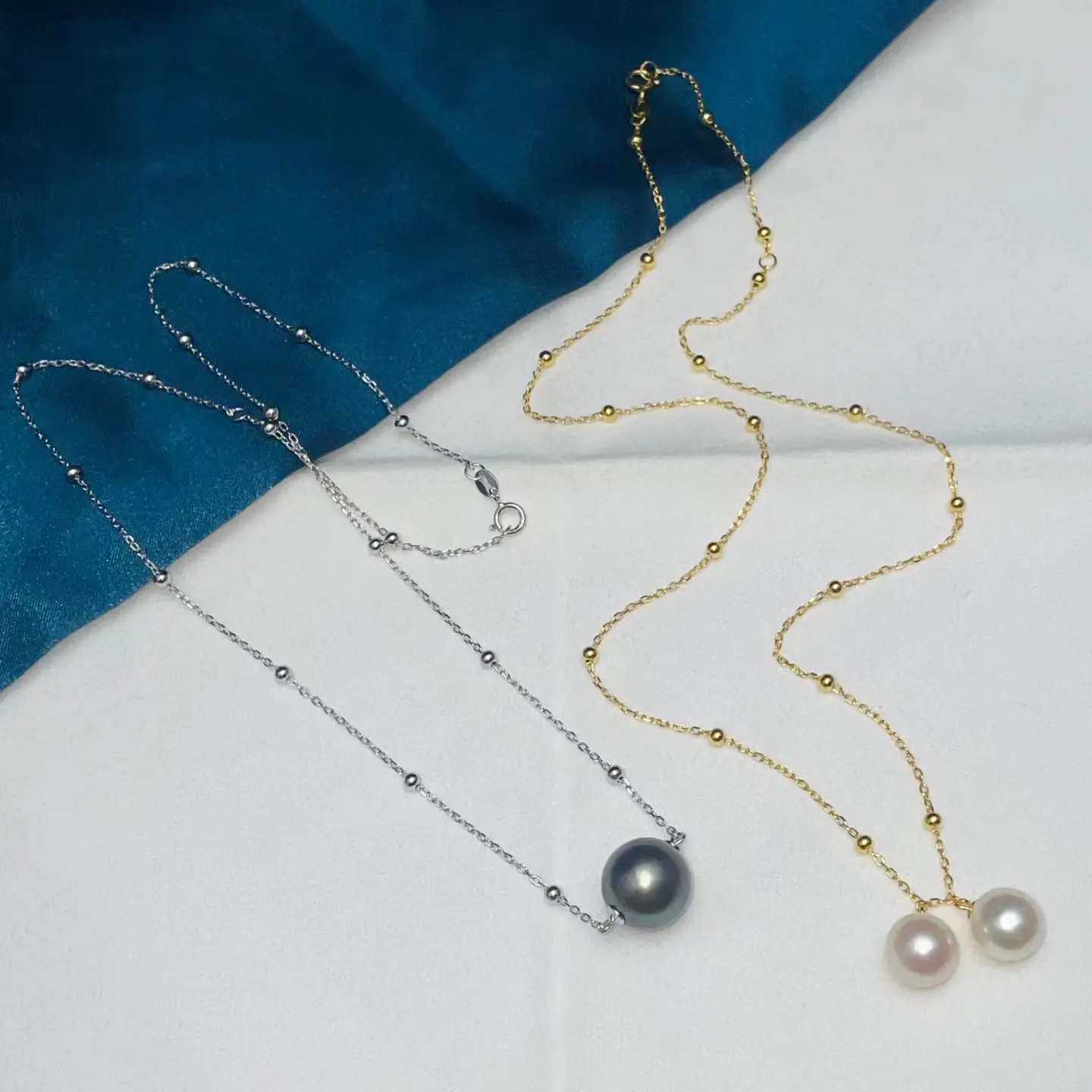 Wholesale S925 Sterling Silver Necklace Findings Jewelry Base Settings Mountings Parts Mounts for 6-12mm Pearls Stones 5pcs/lot
