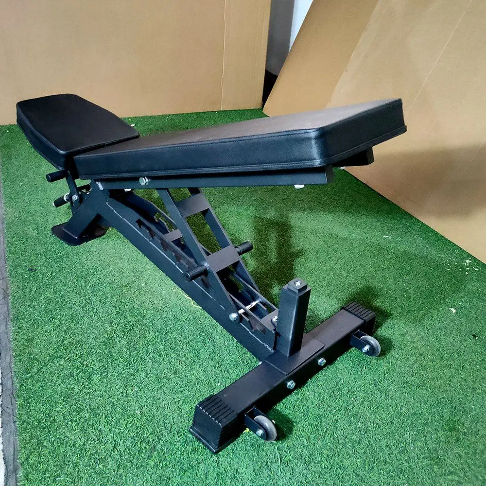 อุปกรณ์ฟิตเนสคุณภาพสูง ม้านั่งดัมเบลแบบปรับน้ำหนักได้สำหรับใช้ในเชิงพาณิชย์ ม้านั่งสำหรับทุกเพศสำหรับการฝึกยกน้ำหนัก