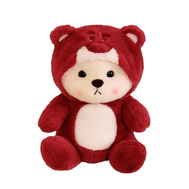 A pair of transformed bear press dolls Xiwa wedding room decoration wedding supplies