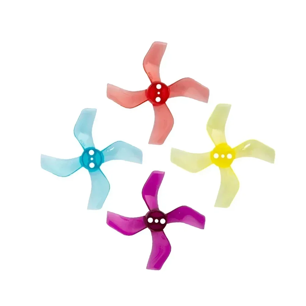 4 أزواج من دعامات Gemfan 1636 40 مم 4-Blade - فتحة 1 مم/1.5 مم CW/CCW خفيفة الوزن لطائرات بدون طيار RC FPV Tinywhoop