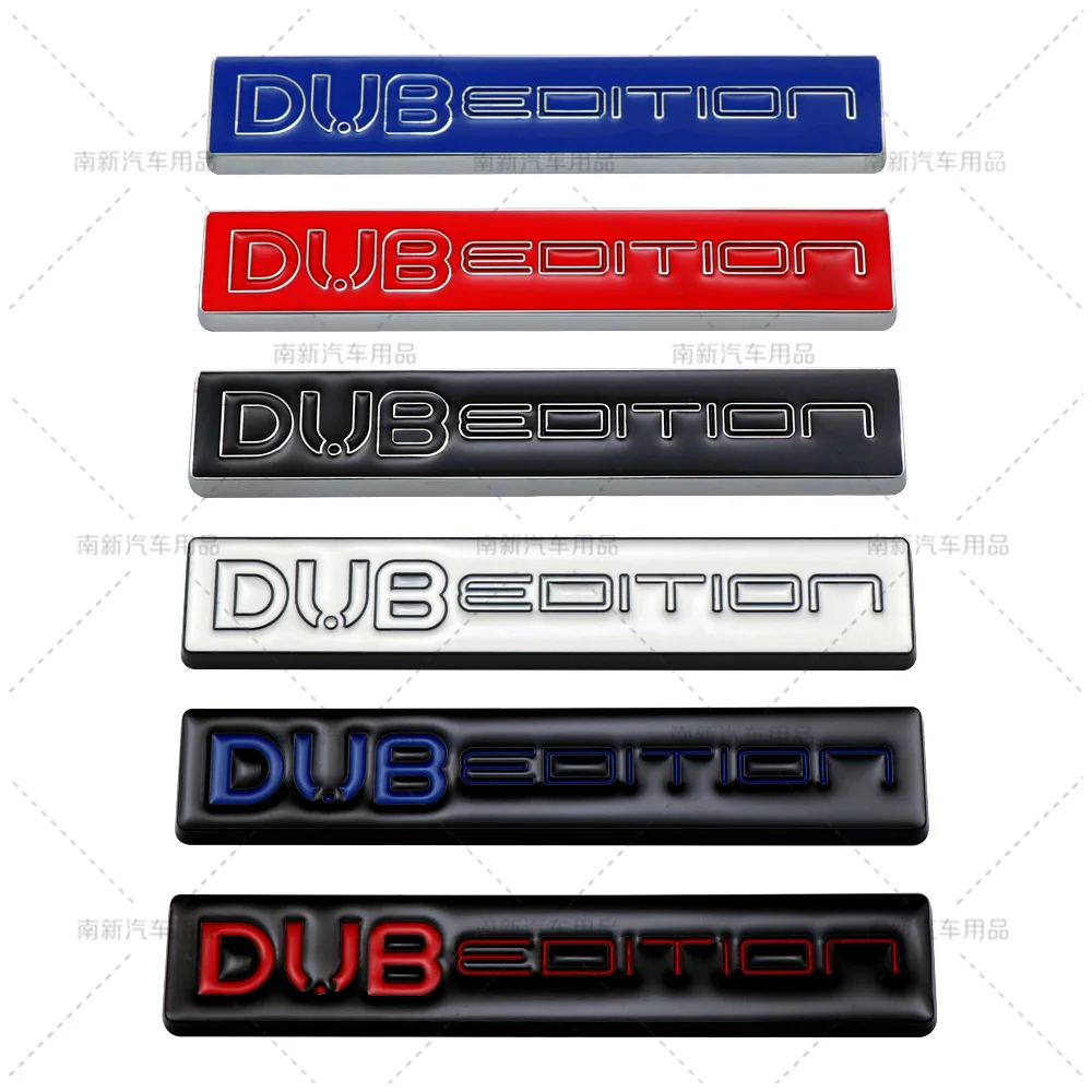 

Cross-border hot-selling car modification standard DUB EDITION metal car sticker EDITION body sticker tail label