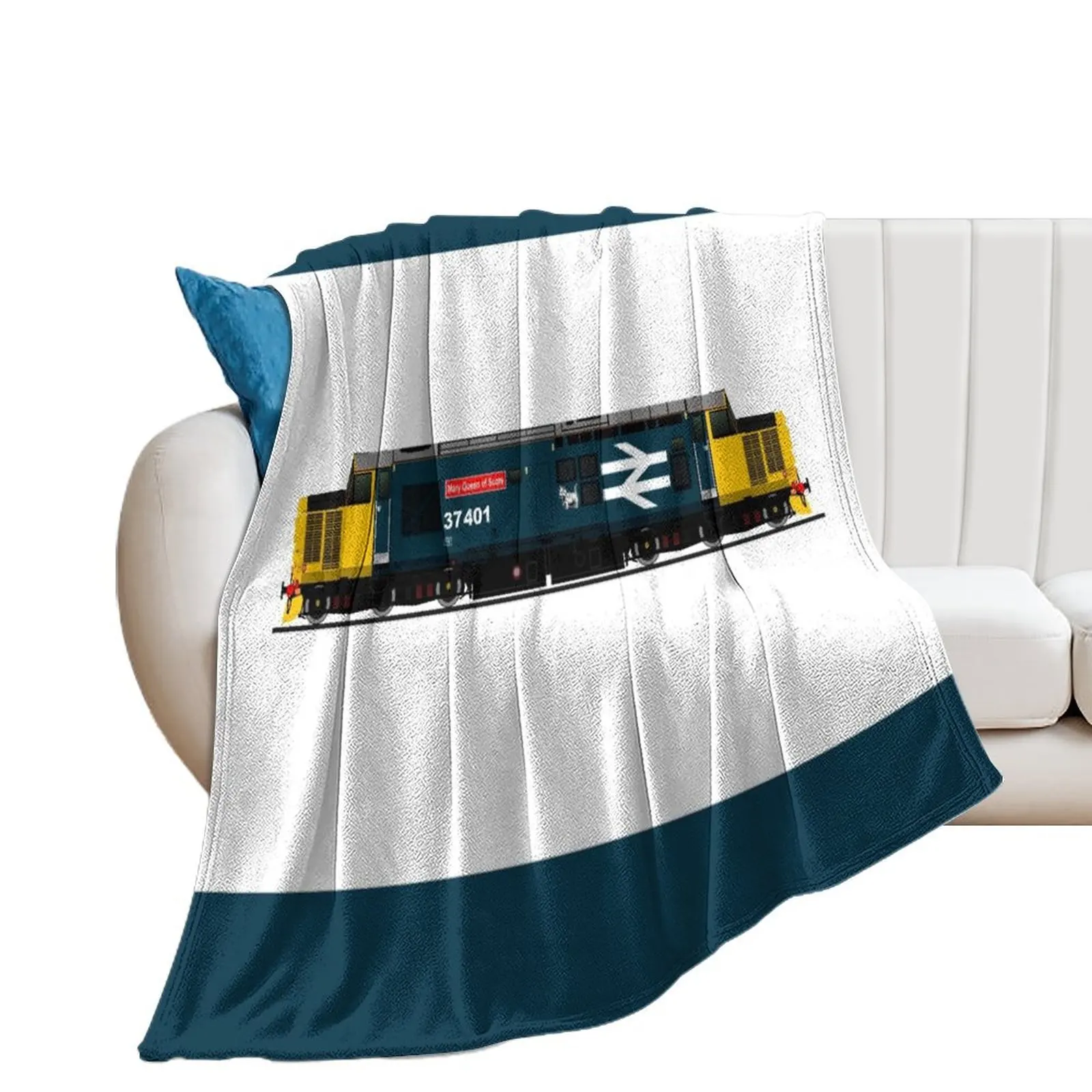 

BR CLASS 37 LOCOMOTIVE Throw Blanket for winter Decorative Sofas Thermal Blankets