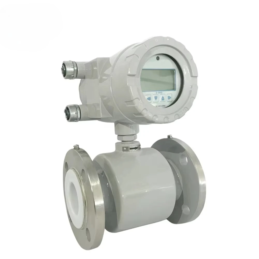 مقياس الجريان الكهرومغناطيسي لقياس سائل شفة عالية الدقة #3