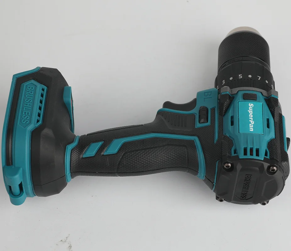 

Бесщеточная ударная дрель 20В, точное управление, низкий уровень вибрации, эффективный беспроводной электроинструмент, без аккумулятора, для батарей Makita