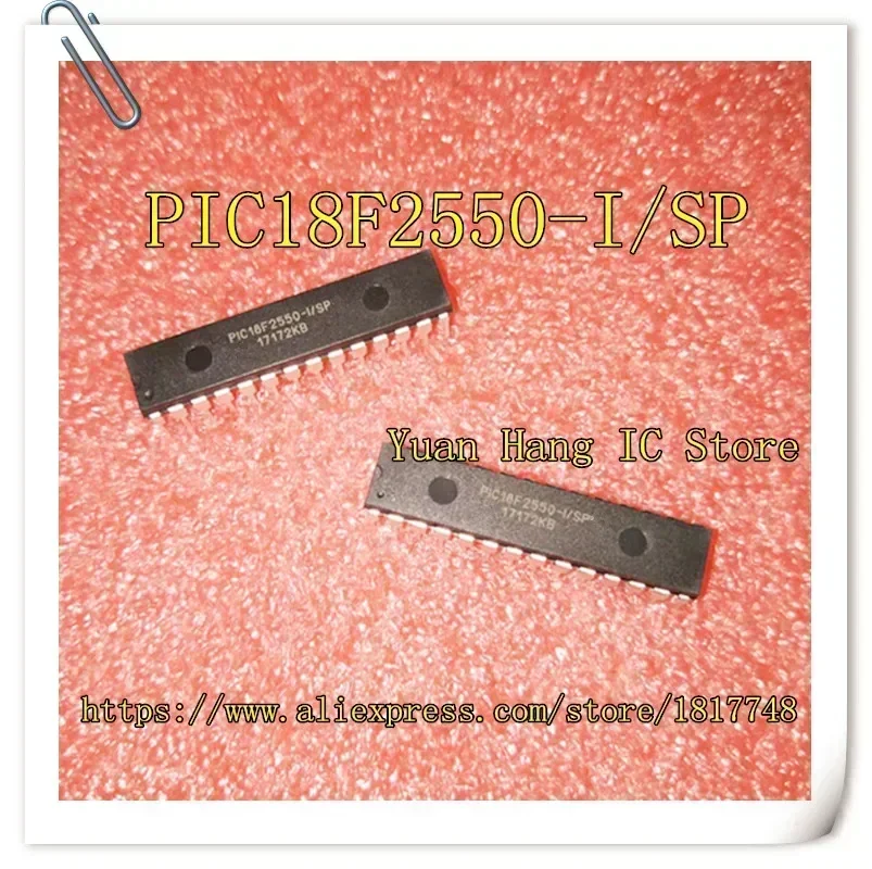 

10pcs/lot PIC18F2550-I/SP PIC18F2550-1/SP PIC18F2550 DIP-28