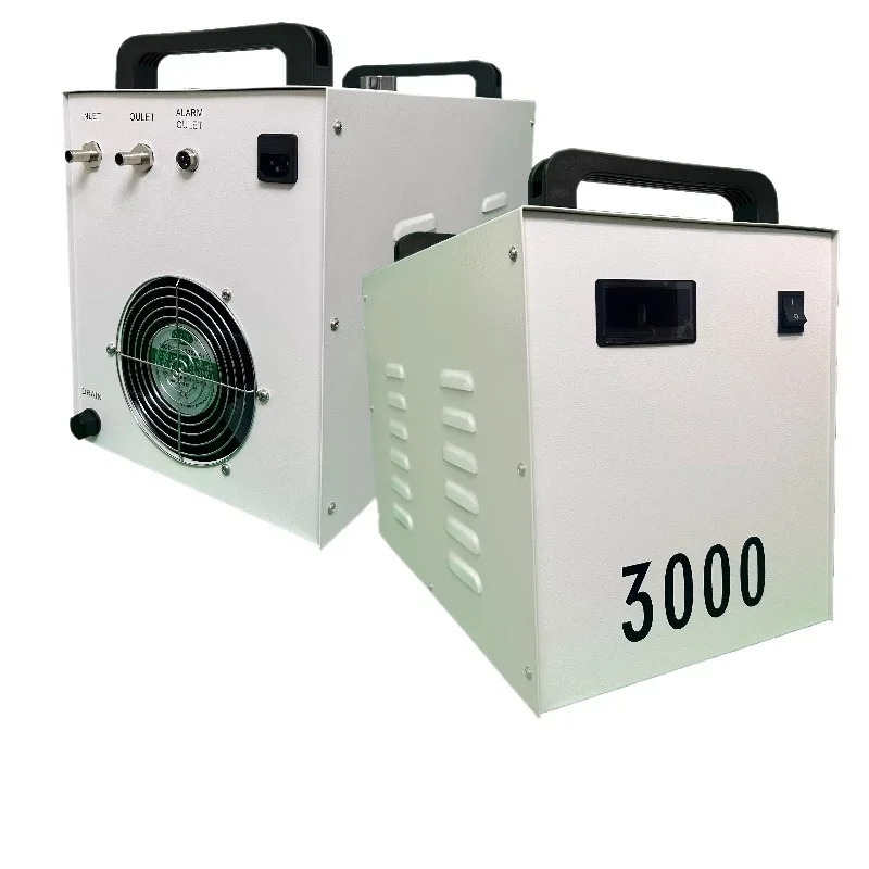 Industrial Air Cooled Water Chiller Low Maintenance Cost Compact Cooling For Laser Engraving Cutting Machine CW 3000 220V