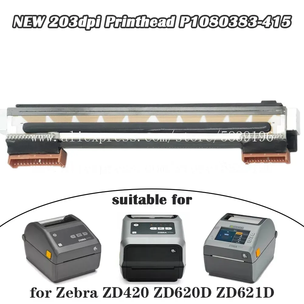 Brand New 203DPI Printhead for Zebra ZD420D ZD620D ZD621D Printer head,P1080383-415