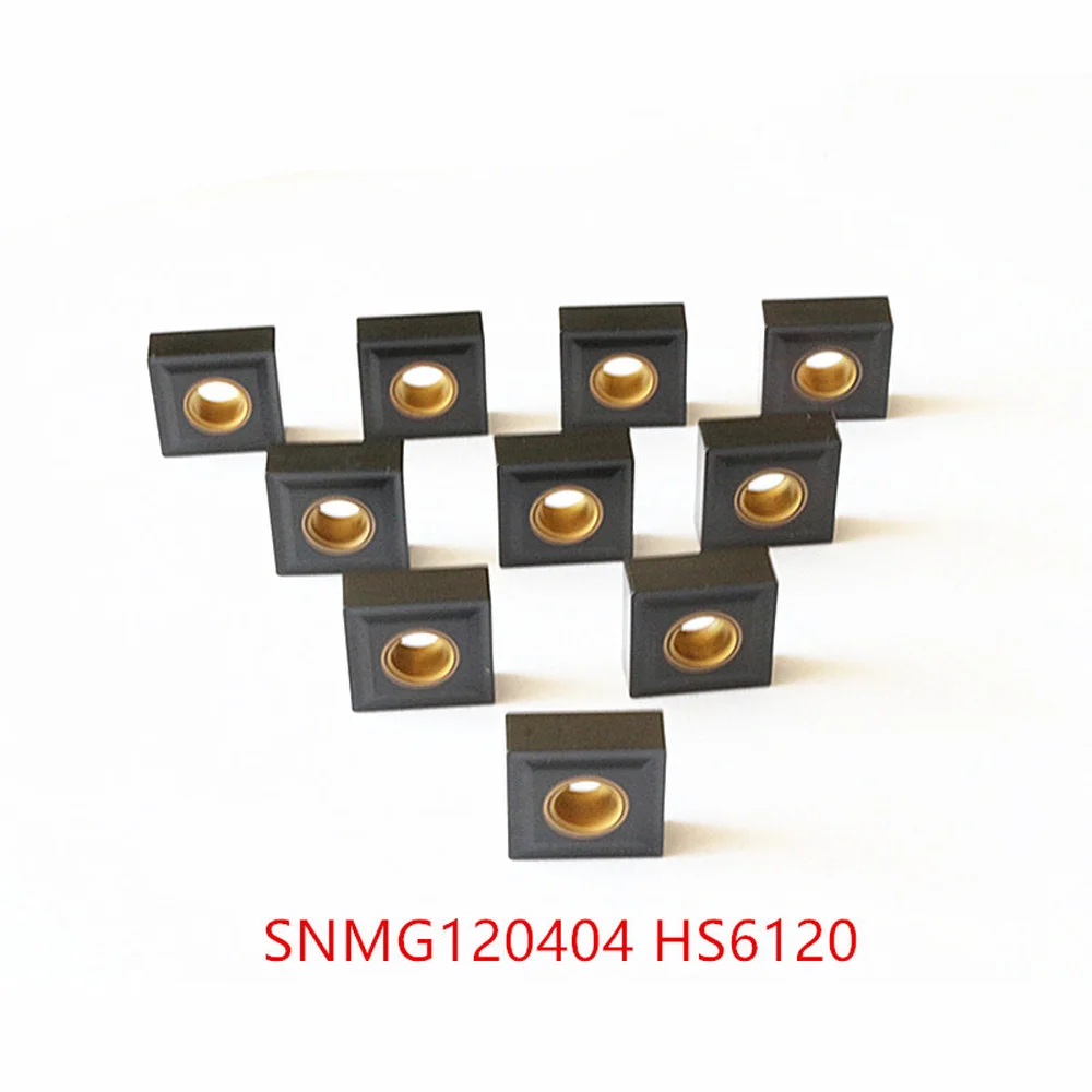 

10PCS SNMG150608 SNMG150612 HS6120 CNC Lathe Cutting Carbide Insert Turning Insert For Cast Iron Parts