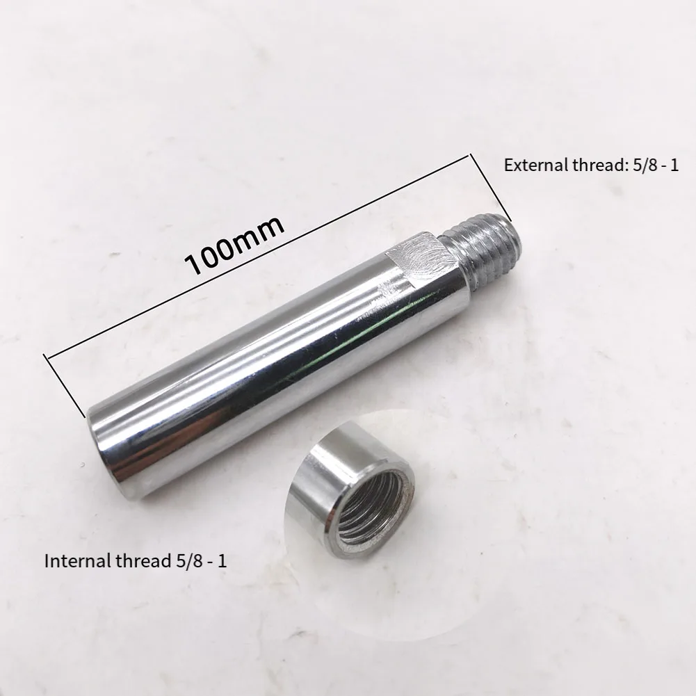 1pc For M14 Or 5/8-11 Extended Rod Thread Adapter Extension Bar 100mm Lengthhand Tool Power Tool Accessories