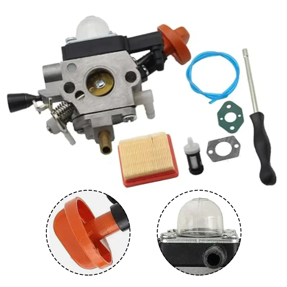 

Trimmer Carburetor Kit 41801200615 For FS91 FS91R FS111 FC111 KM91R KM111R HT102 Brushcutter String Trimmer Parts