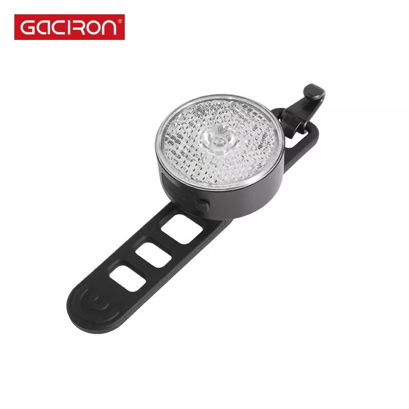 GACRION Bicycle Warning Headlight W08J IPX6 Waterproof Cycling Flash Smart & Mini Front Light Rechargeable Lamp Bike Accessories