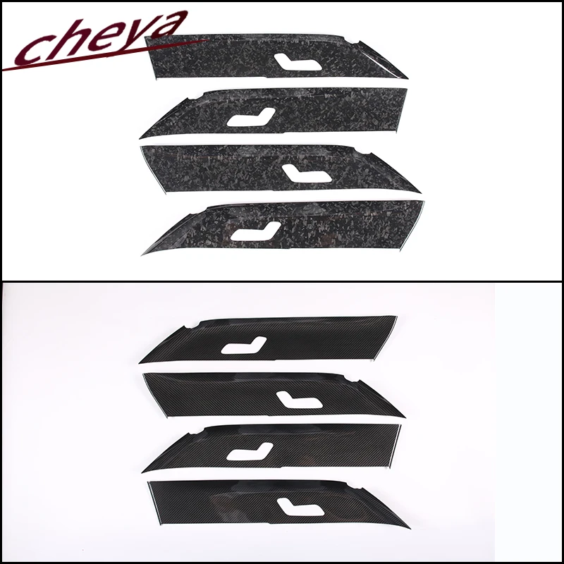For Land Rover Range Rover Sports/Vogue L460 L461 2022+ Real Carbon Fiber Car Interior Doors Decoration Panel Cover Trim 4 Pcs