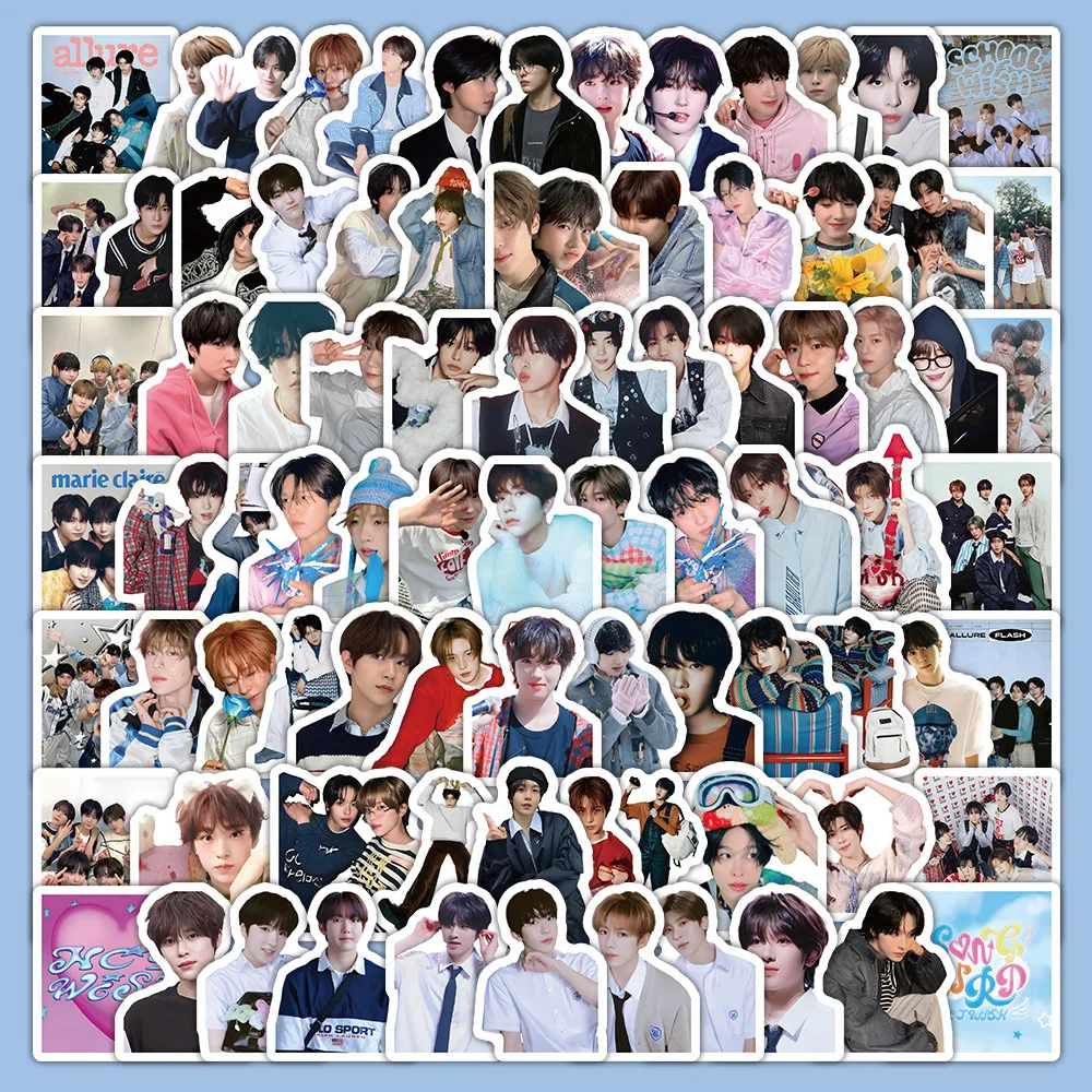 جديد 100/102 قطعة Nct ملصقات الرغبات الكورية الجنوبية الصبي الفرقة ملصق الأمتعة المحمول الهاتف الغيتار سيارة الدراجة سكيت الشارات المشجعين هدية