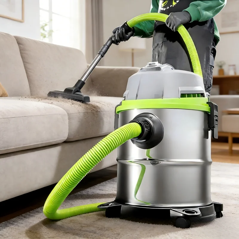 20-Litre Wet Dry Cyclone Electric Handheld Vacuum Cleaner Carpet Extractor Cleaning Machine for Household Car RV Carpet Cleaning