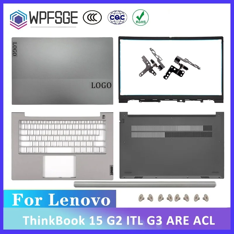 

NEW Original Replace Laptop Case For Lenovo Thinkbook 15 G2 ITL ARE G3 ACL ITL LCD Back Cover Front Bezel Palmrest Bottom Case