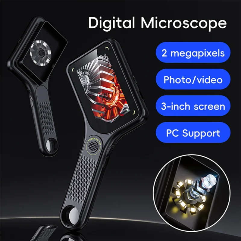 

SOFT-Mini Kids Optical Microscope Handheld Digital Microscope Textile Printing Testing