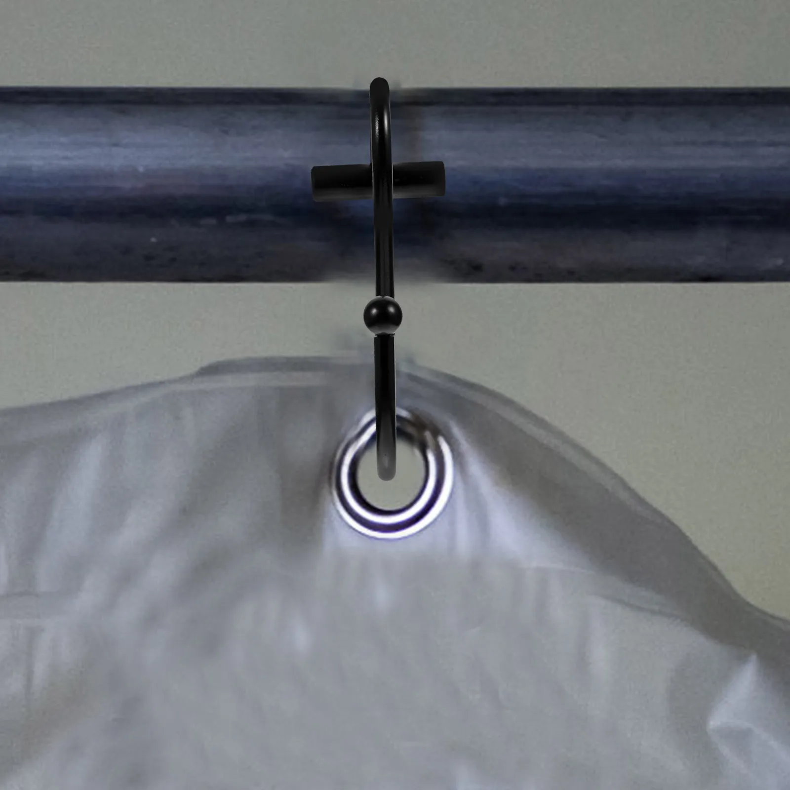 

24Pcs Shower Curtain Holdbacks Iron S Hooks Bathroom Rod Tiebacks Hook Holder Curtain Holdbacks Drapes Tiebacks