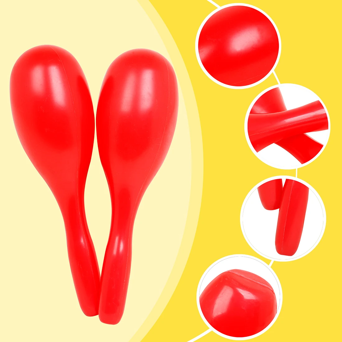 2 قطعة/المجموعة أورف الرمال المطرقة البيضاوي البلاستيك الأطفال التعليم الابتدائي قرع أداة آمنة وغير ضارة لعب للتعلم #3