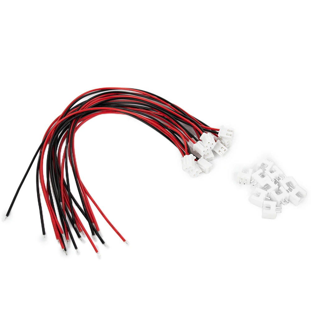 10 Pair For JST XH 2.54mm Wire Connector Kits with 2/3/4 Pin Male Female Socket and 200mm Wire for Electronic Devices