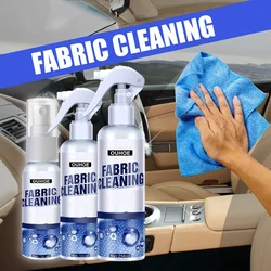 30/100/256ml Car Interior Leather Cleaning Agent Ceiling Fabric Flannel Cleaning Spray Chemical-Free Carpet Car Cleaner Tool