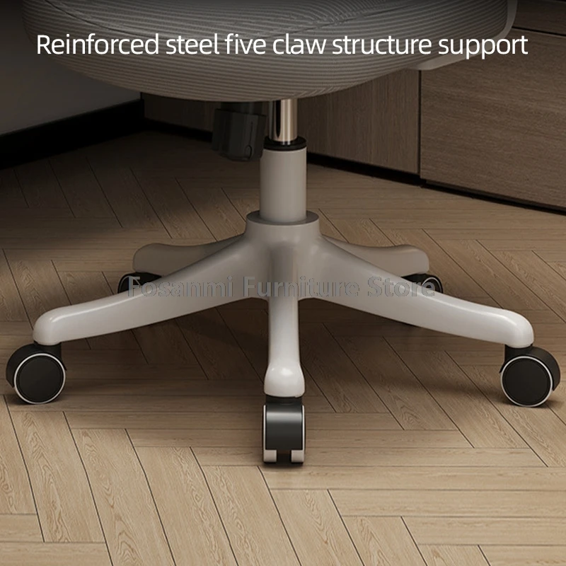 Komfort Ergonomischer Computerstuhl mit Schaukelfunktion, Büro- und Heim-Mesh-Schreibtischstuhl, atmungsaktiv, verstellbare Armlehnen, Drehstühle