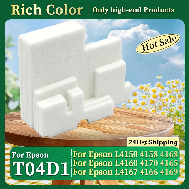 Compatible Waste Ink Tank Pad Sponge No Box For Epson L4150 L4158 L4168 L4160 L4170 L4165 L4167 L4166 L4169 L6160 L6190 Printer